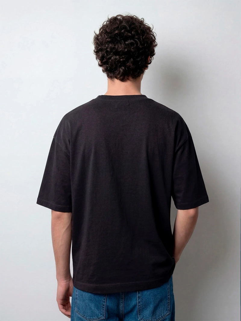POLERA HOMBRE INDEX ALGODÓN MANGA CORTA OVERSIZE - 2