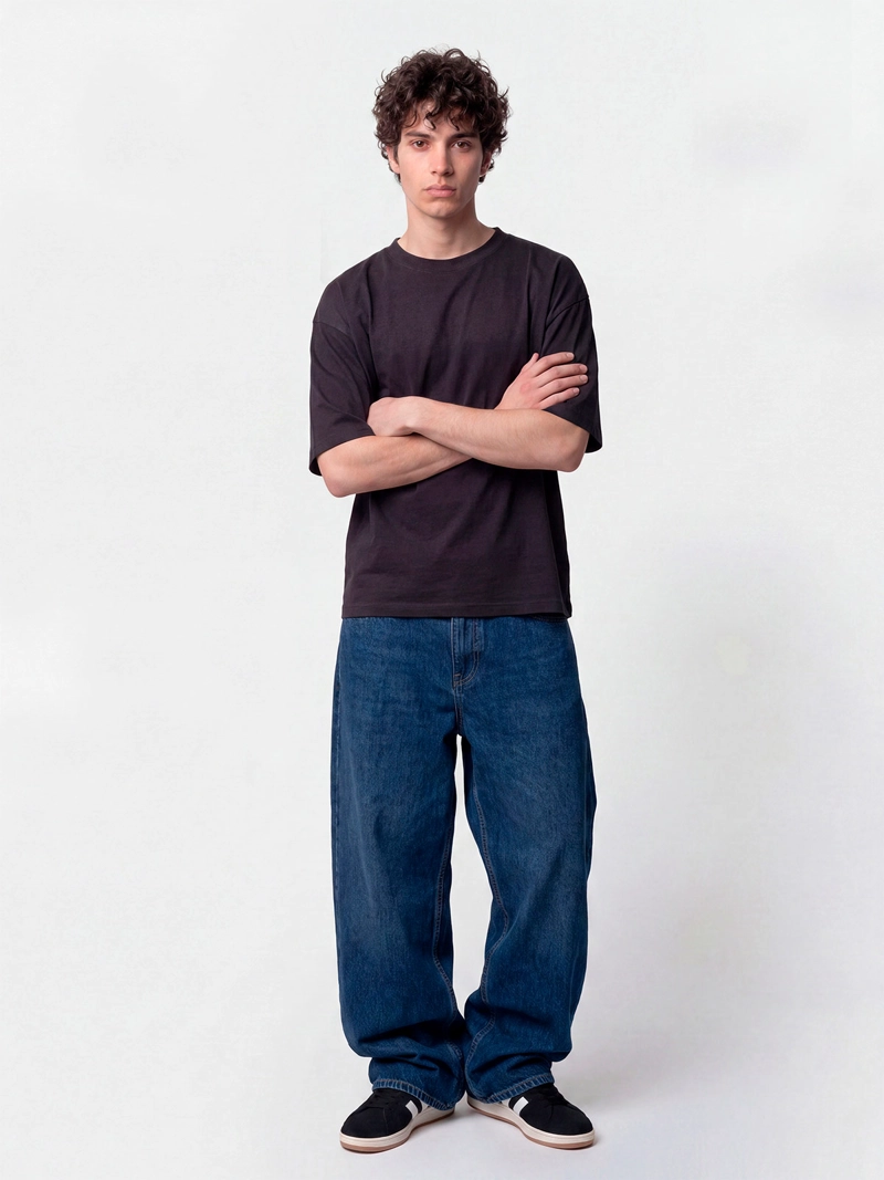 POLERA HOMBRE INDEX ALGODÓN MANGA CORTA OVERSIZE - 3