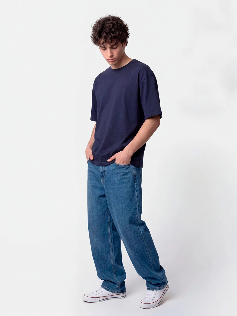 POLERA HOMBRE INDEX ALGODÓN MANGA CORTA OVERSIZE - 3