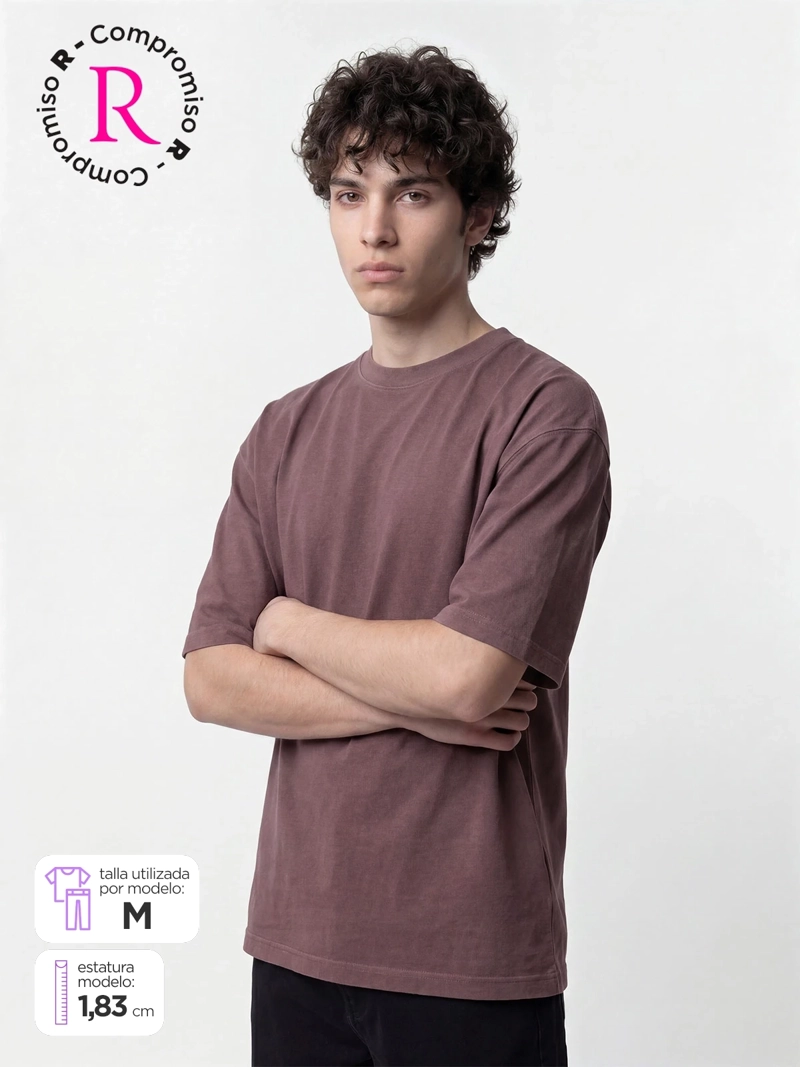 POLERA HOMBRE INDEX ALGODÓN MANGA CORTA RELAXED FIT - 1