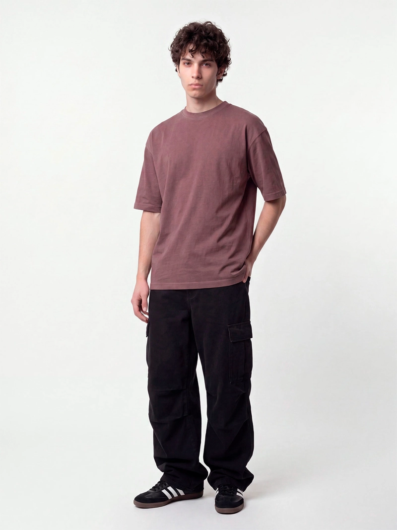 POLERA HOMBRE INDEX ALGODÓN MANGA CORTA RELAXED FIT - 3