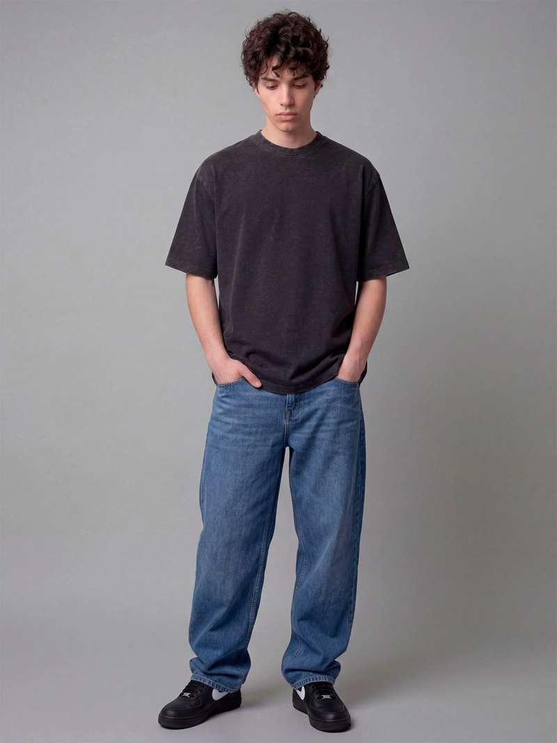 POLERA HOMBRE INDEX ALGODÓN MANGA CORTA RELAXED FIT - 3