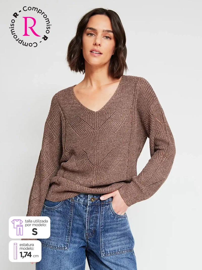 SWEATER MUJER REGATTA TRENZAS - 1