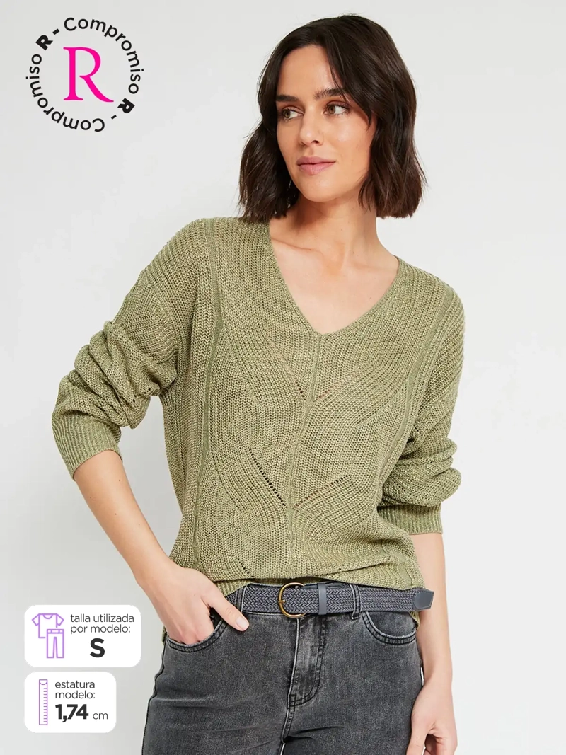 SWEATER MUJER REGATTA TRENZAS - 1