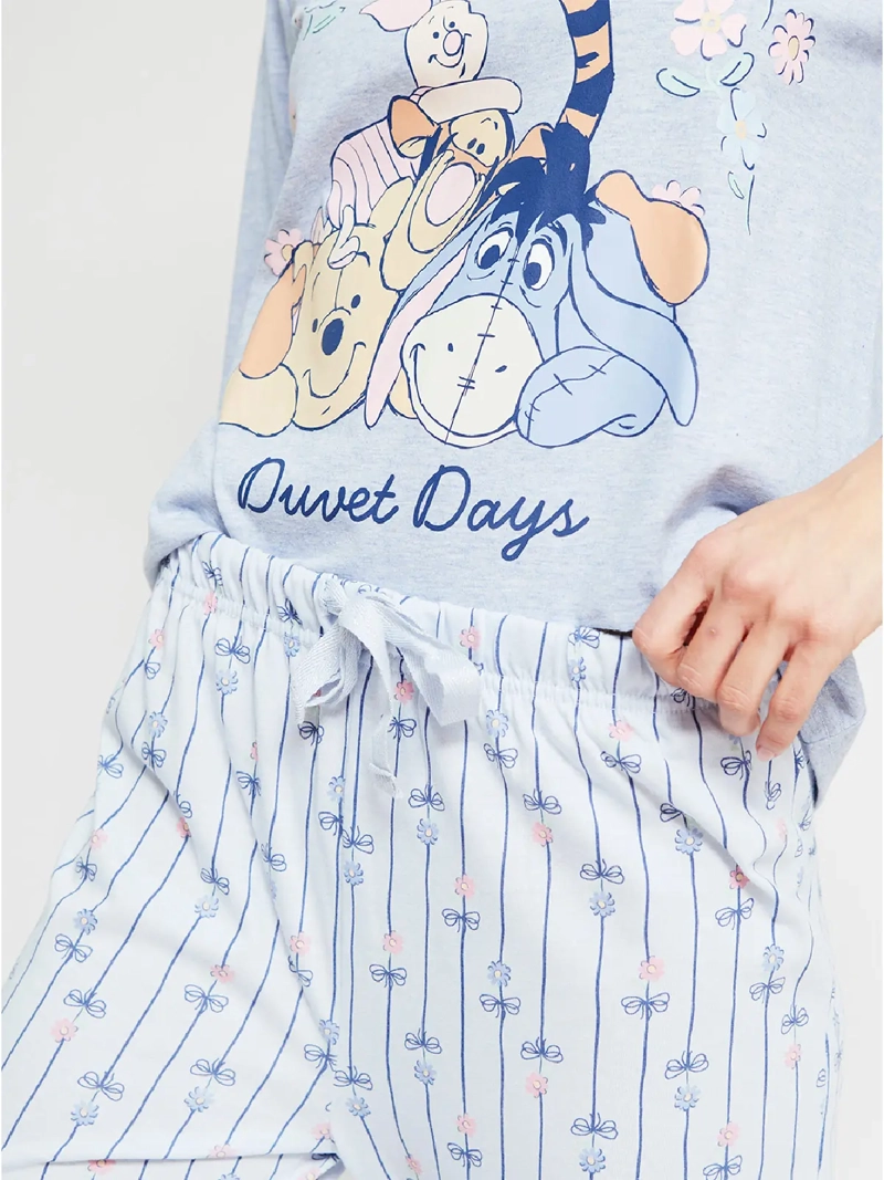 PIJAMA MUJER WINNIE POOH RECTO DENIM - 3