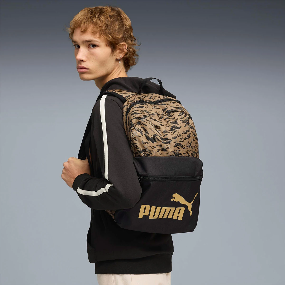 MOCHILA PUMA AOP BACKPACK NEGRO - 4