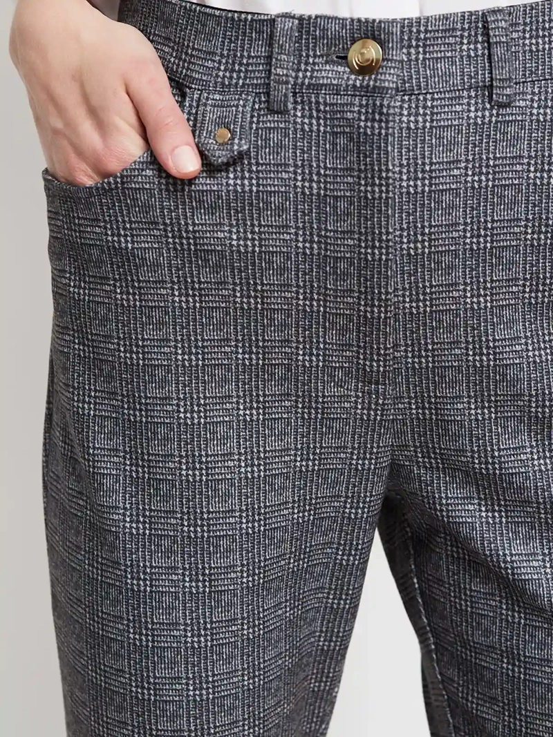 PANTALÓN MUJER CACHAREL RECTO CONTROL ABDOMEN - 4