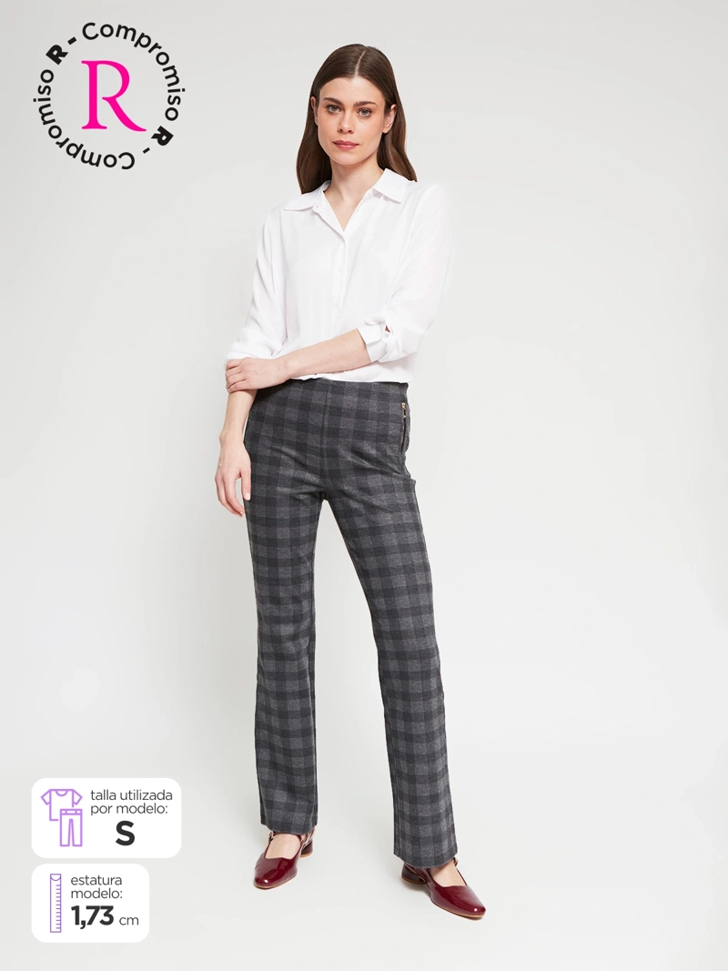 PANTALÓN MUJER CACHAREL FLARE CONTROL ABDOMEN - 1