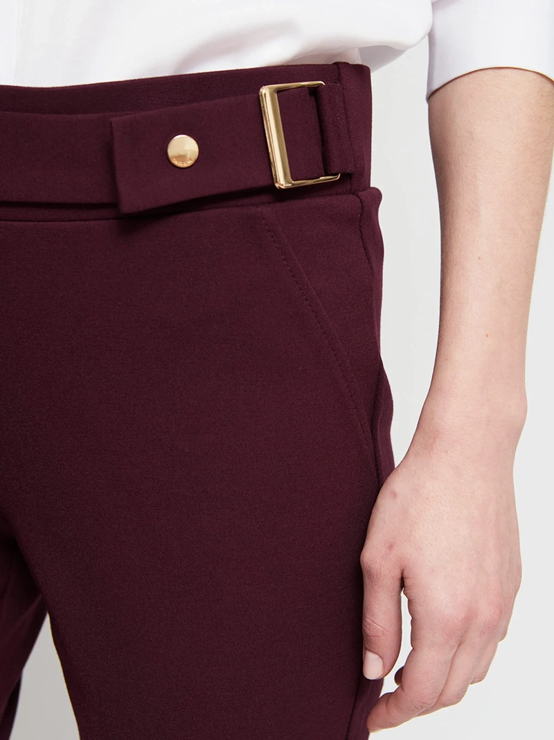 PANTALÓN MUJER CACHAREL RECTO TIPO CALZA - 4