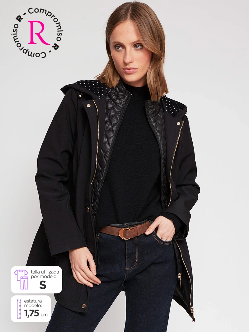 CHAQUETA MUJER CACHAREL PARKA INTERIOR - 1