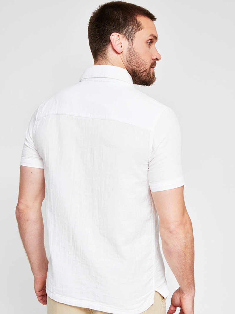 CAMISA HOMBRE AEROPOSTALE ALGODÓN MANGA CORTA TEXTURA - 2
