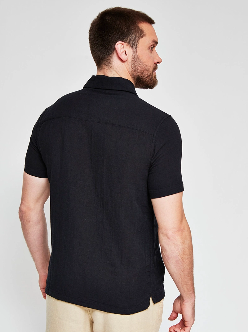CAMISA HOMBRE AEROPOSTALE ALGODÓN MANGA CORTA TEXTURA - 2