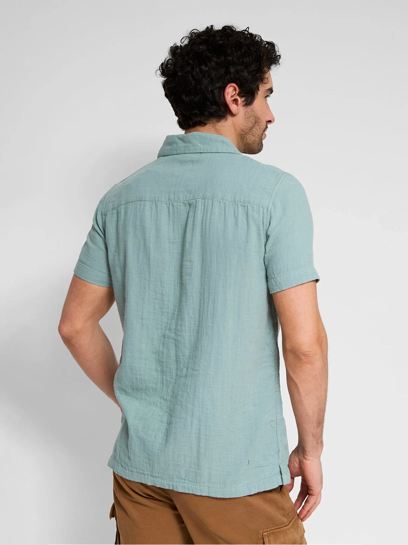 CAMISA HOMBRE AEROPOSTALE ALGODÓN MANGA CORTA TEXTURA - 2
