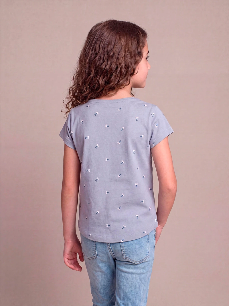 POLERA NIÑA HARVEST MANGA CORTA PRINT - 2