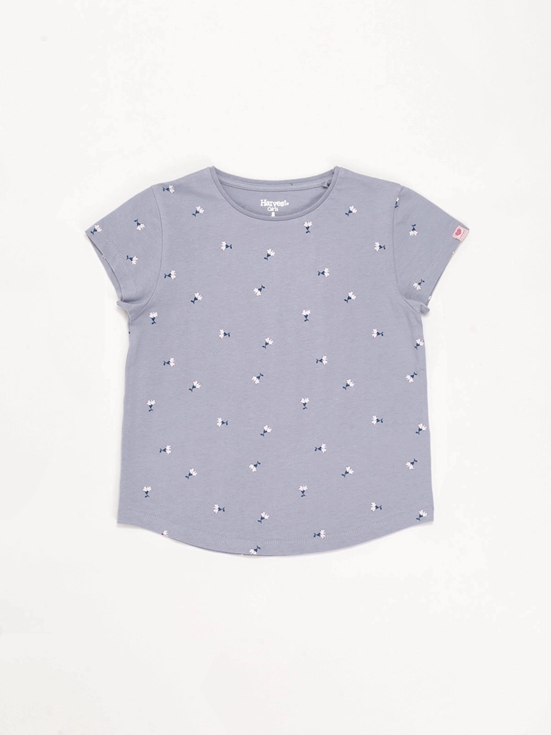 POLERA NIÑA HARVEST MANGA CORTA PRINT - 3