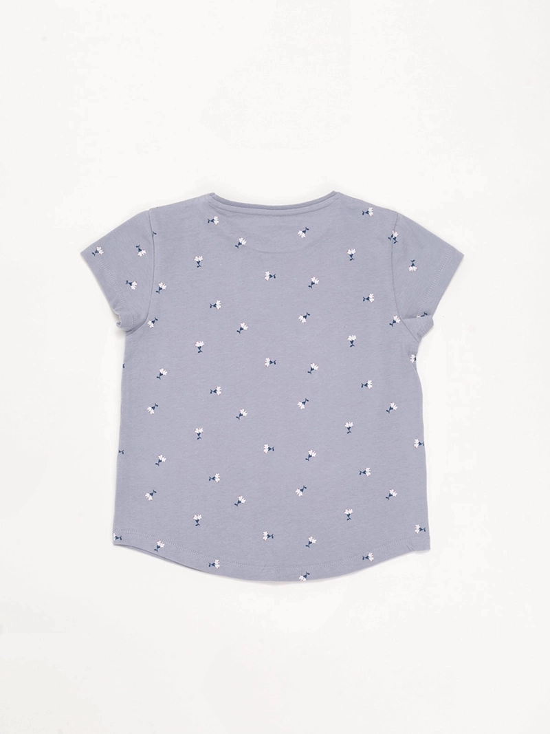 POLERA NIÑA HARVEST MANGA CORTA PRINT - 4