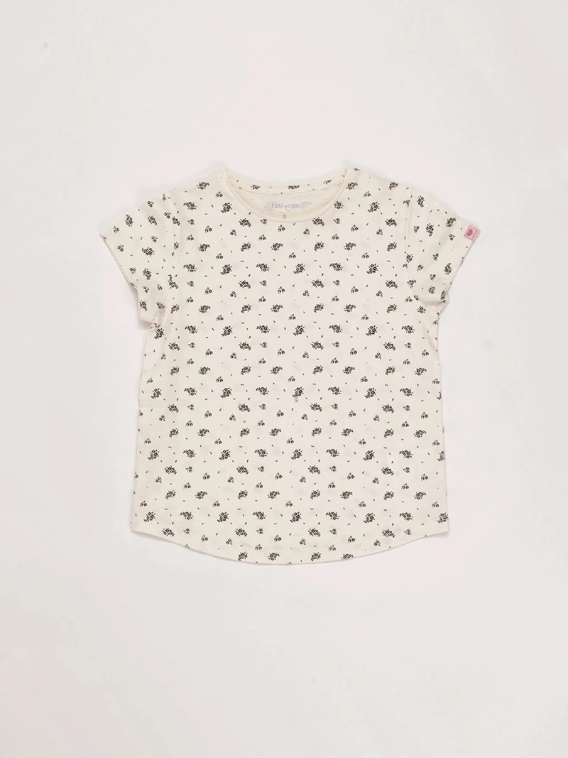 POLERA NIÑA HARVEST MANGA CORTA PRINT - 3