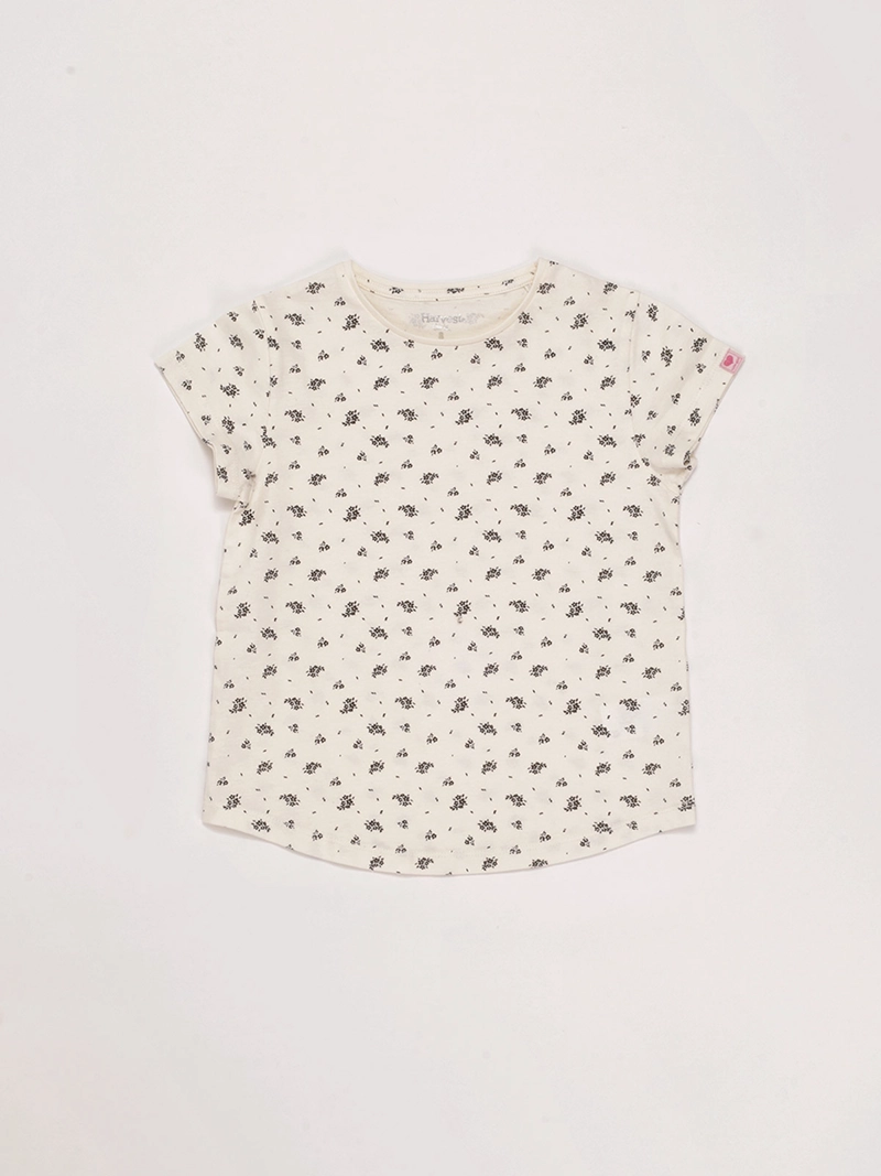 POLERA NIÑA HARVEST MANGA CORTA PRINT - 1