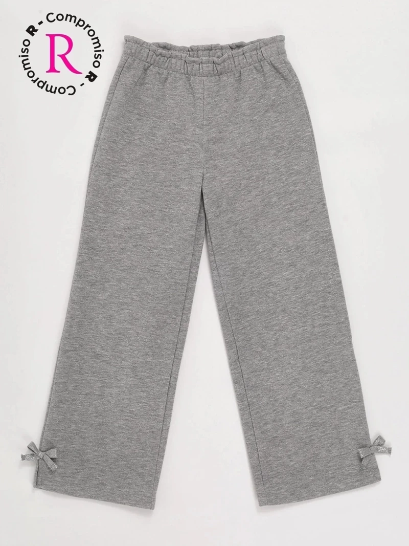 PANTALÓN DE BUZO NIÑA HARVEST LUREX Y LAZOS - 3