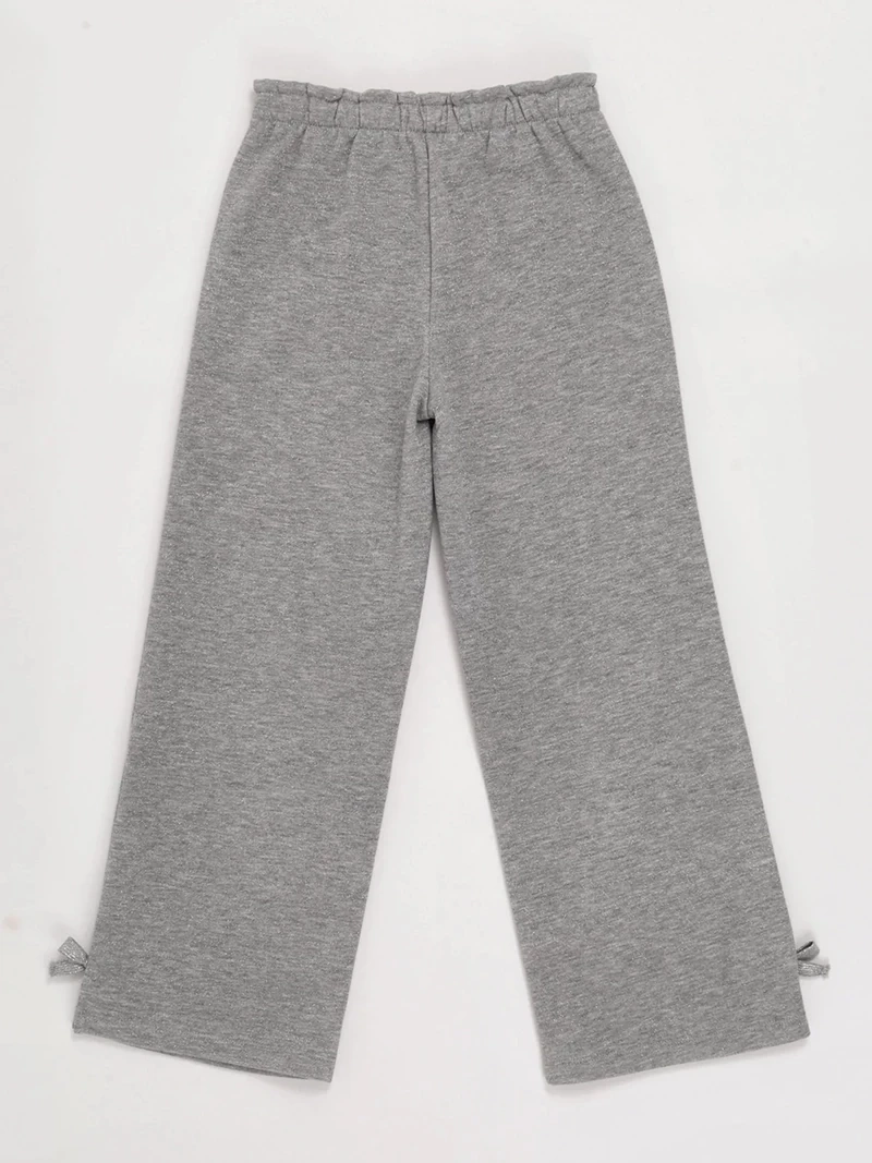 PANTALÓN DE BUZO NIÑA HARVEST LUREX Y LAZOS - 4