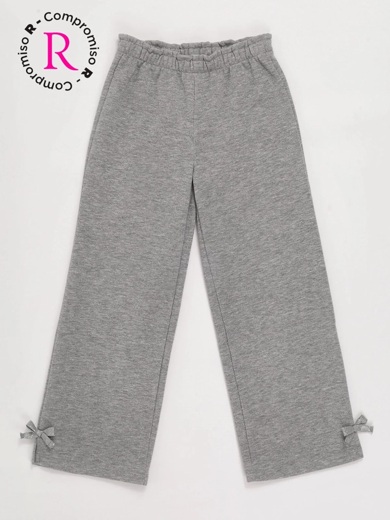 PANTALÓN DE BUZO NIÑA HARVEST LUREX Y LAZOS - 1