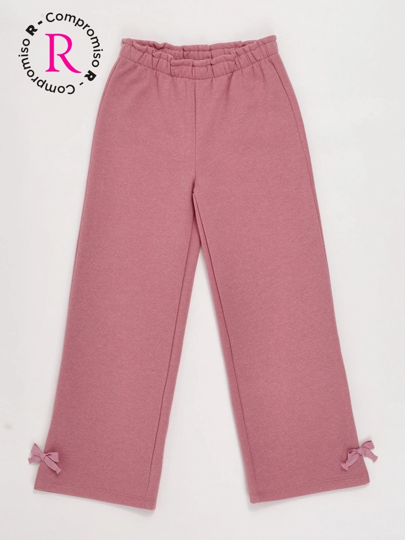 PANTALÓN DE BUZO NIÑA HARVEST LUREX Y LAZOS - 1