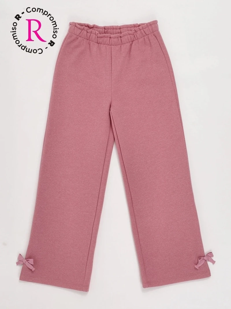 PANTALÓN DE BUZO NIÑA HARVEST LUREX Y LAZOS - 3