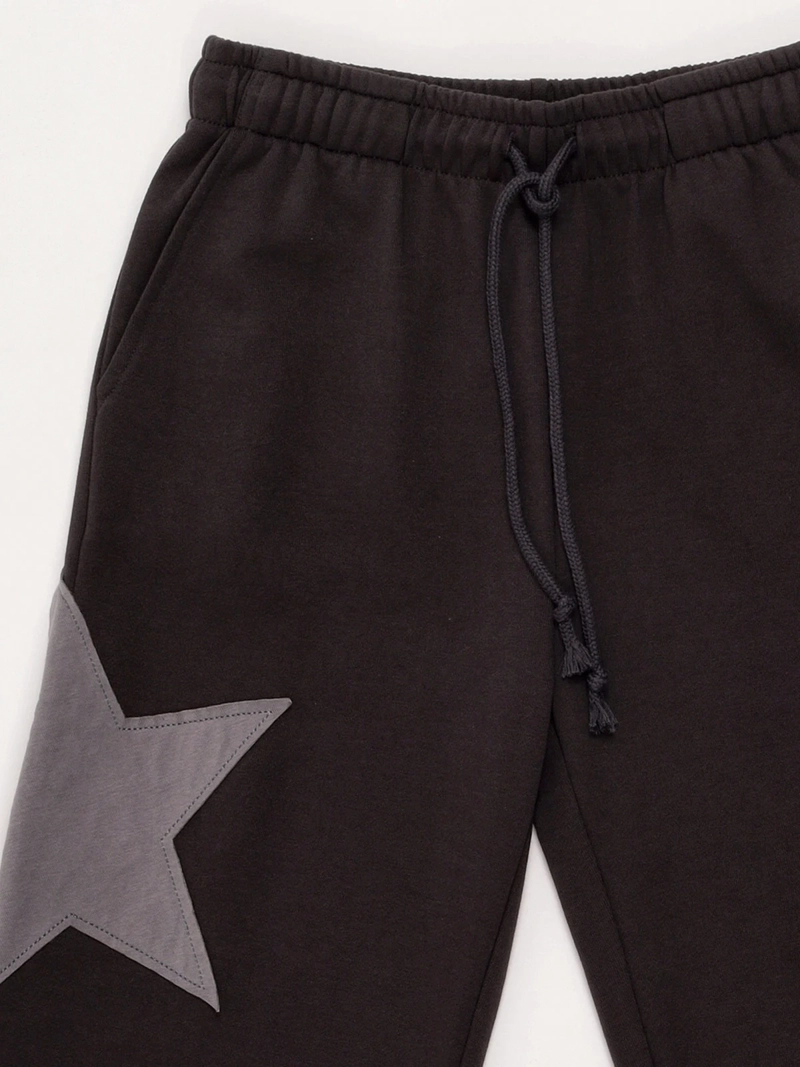 PANTALÓN DE BUZO NIÑA INDEX TEEN ALGODÓN WIDE ESTRELLA - 5