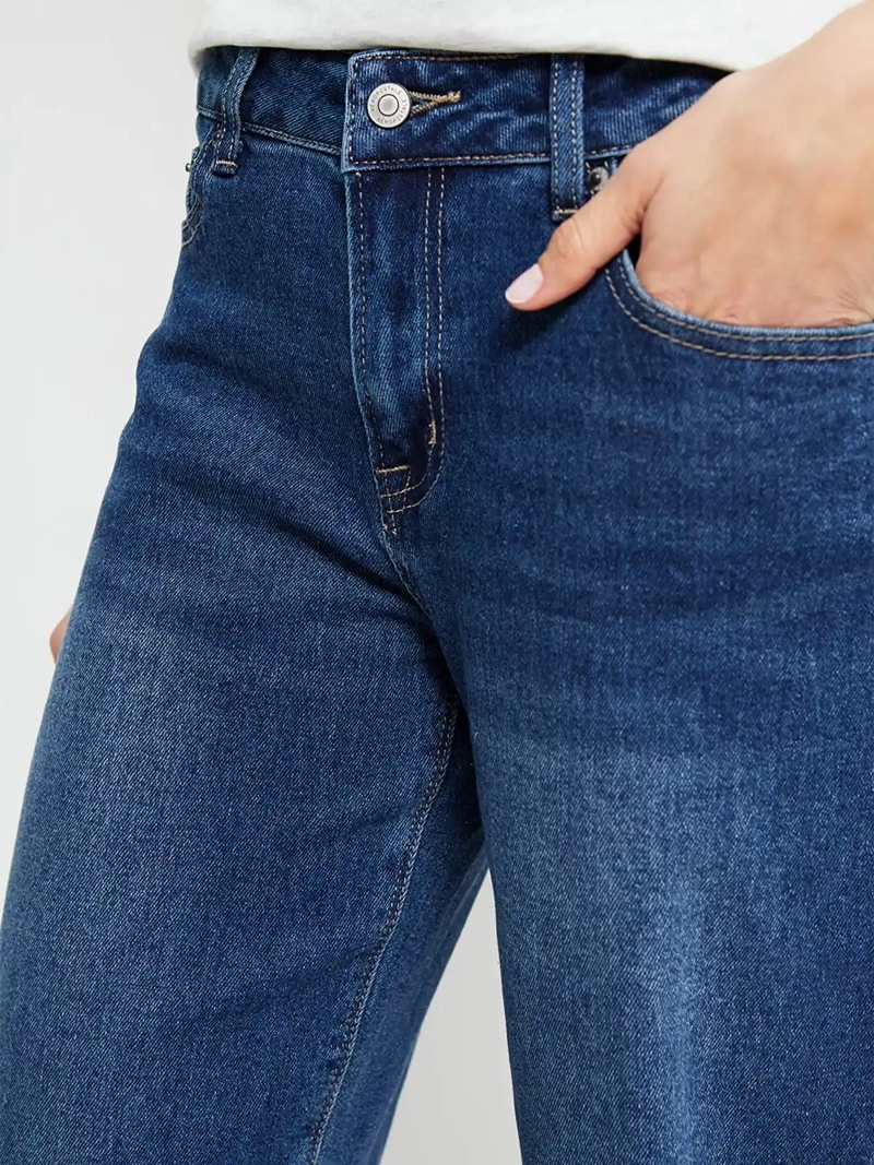 JEANS MUJER AEROPOSTALE ALGODÓN BARREL TIRO BAJO - 4