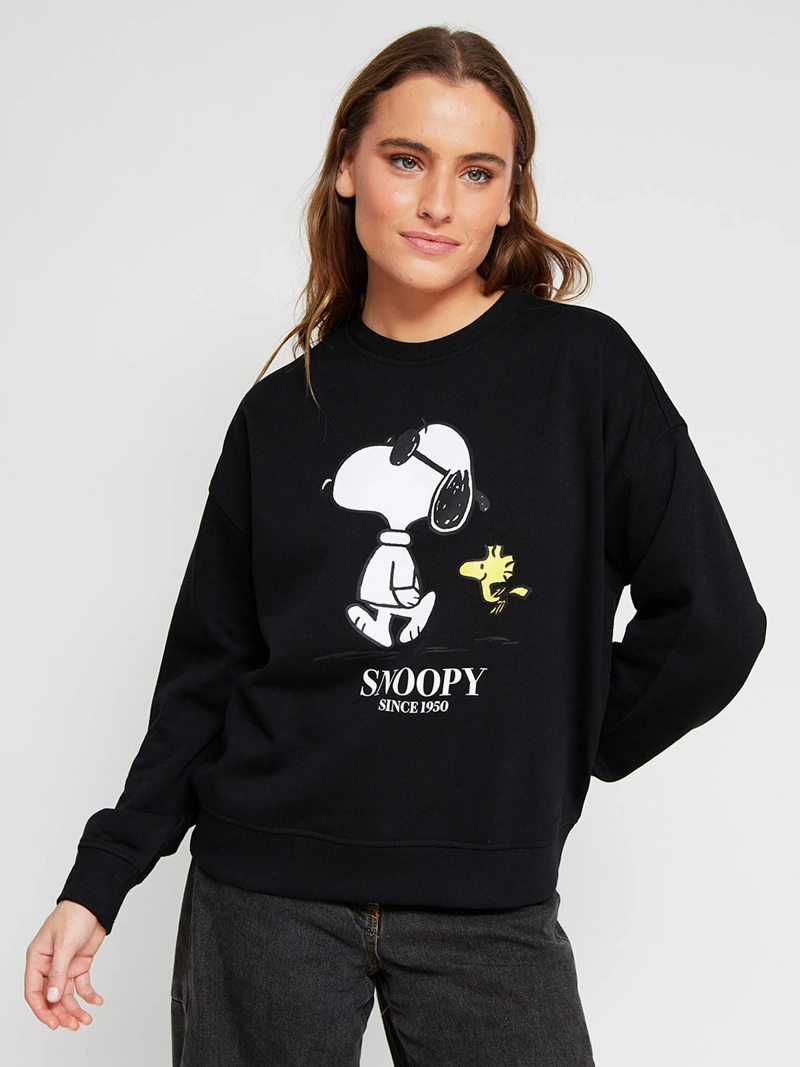 POLERÓN MUJER INDEX ALGODÓN MANGA LARGA SNOOPY - 2