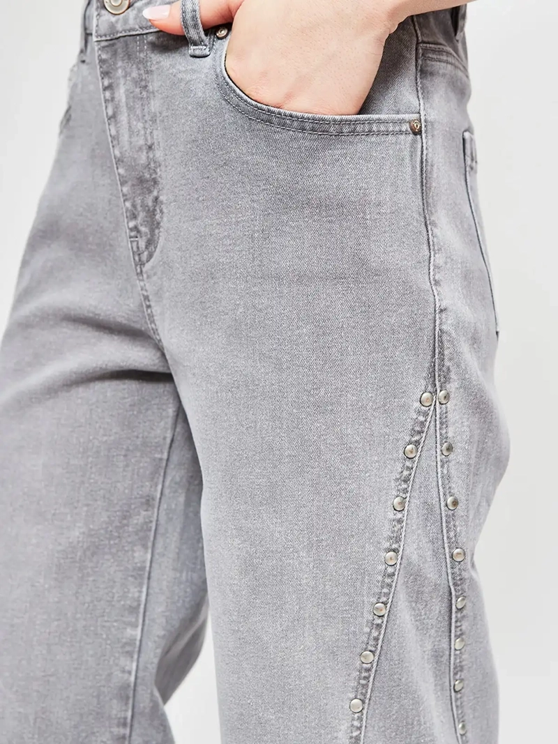 JEANS MUJER BARBADOS ALGODÓN TACHAS - 4