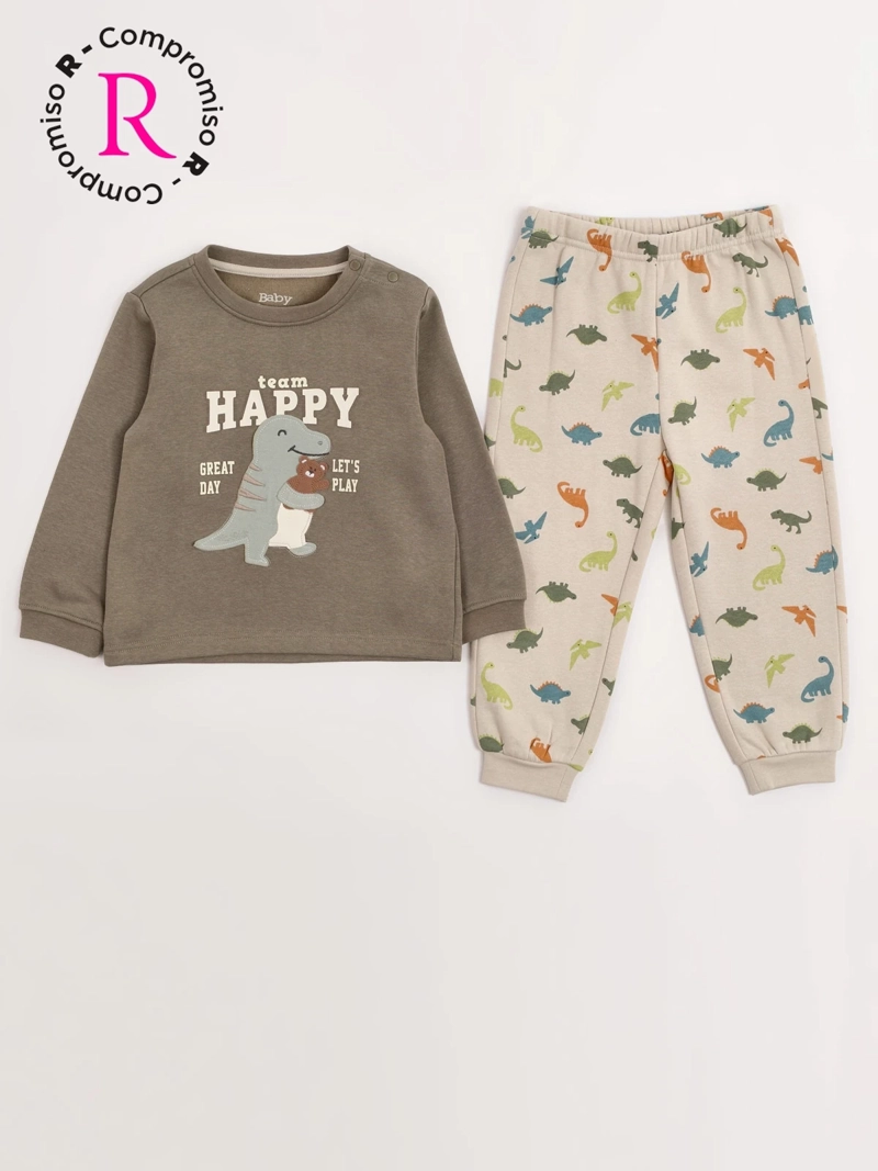 PIJAMA NIÑO BABY HARVEST ALGODÓN 2 PIEZAS - 1