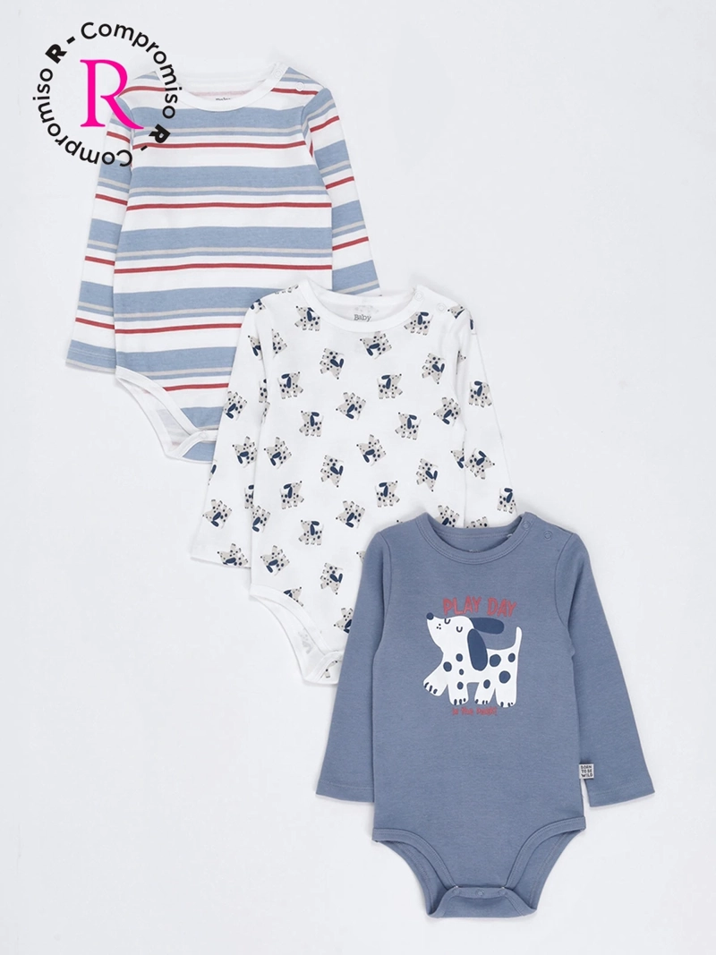 PACK X3 BODY NIÑO BABY HARVEST COLOR - 1