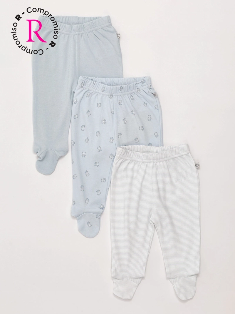 PACK X3 PATITA NIÑO BABY HARVEST ALGODÓN  - 1