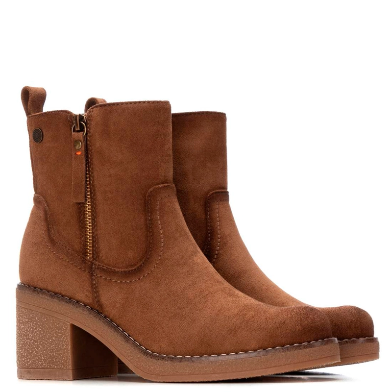BOTINES MUJER REFRESH TAUPE 173038  - 2