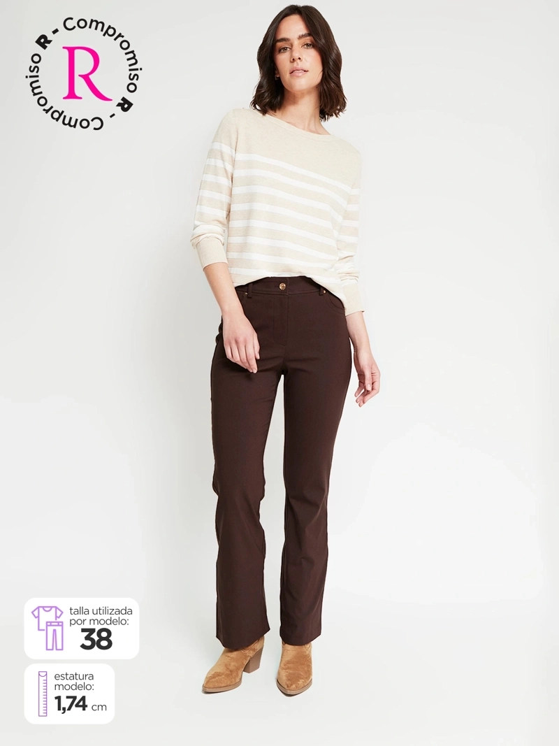PANTALÓN MUJER CACHAREL FLARE - 1