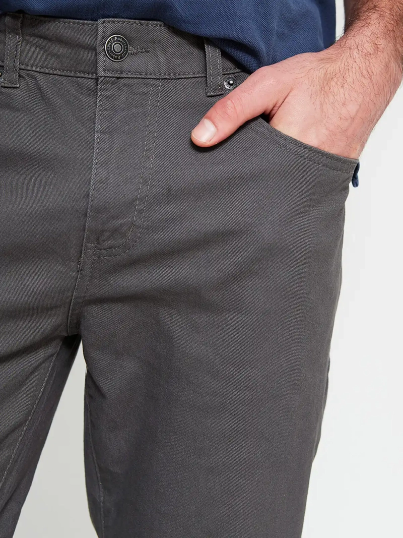 PANTALÓN HOMBRE ROBERT LEWIS ALGODÓN SLIM BÁSICO - 4