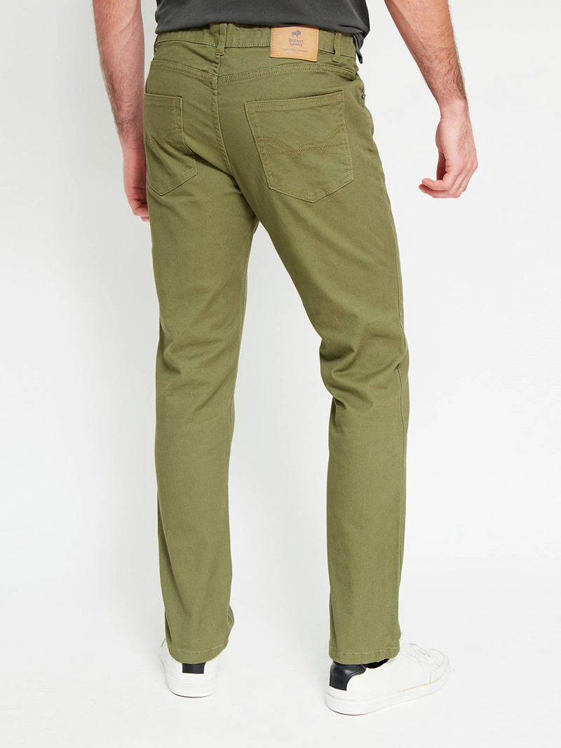 PANTALÓN HOMBRE ROBERT LEWIS ALGODÓN SLIM BÁSICO - 3