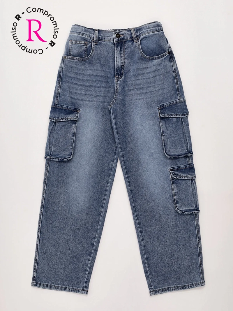 JEANS NIÑO CLOUDBREAK ALGODÓN CARGO - 1