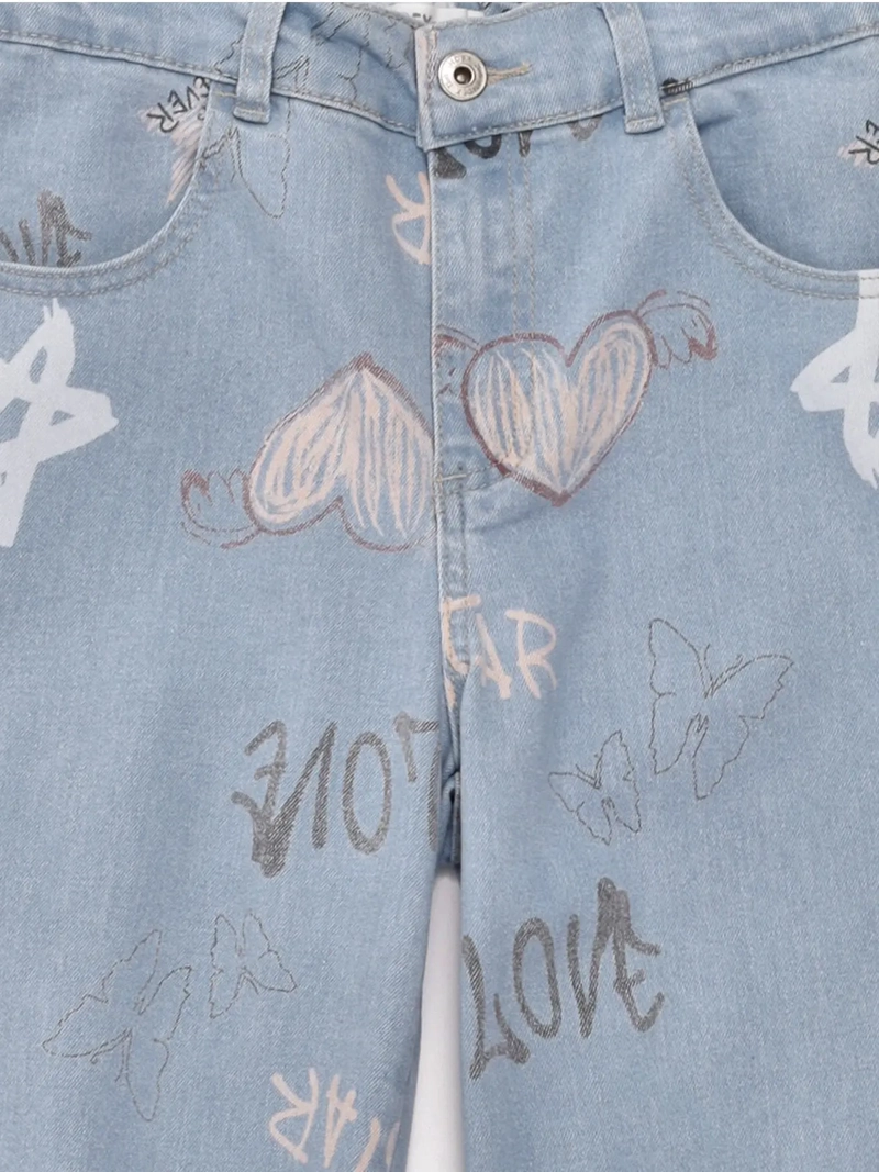 JEANS NIÑA INDEX TEEN ALGODÓN JOGGER PRINT - 6