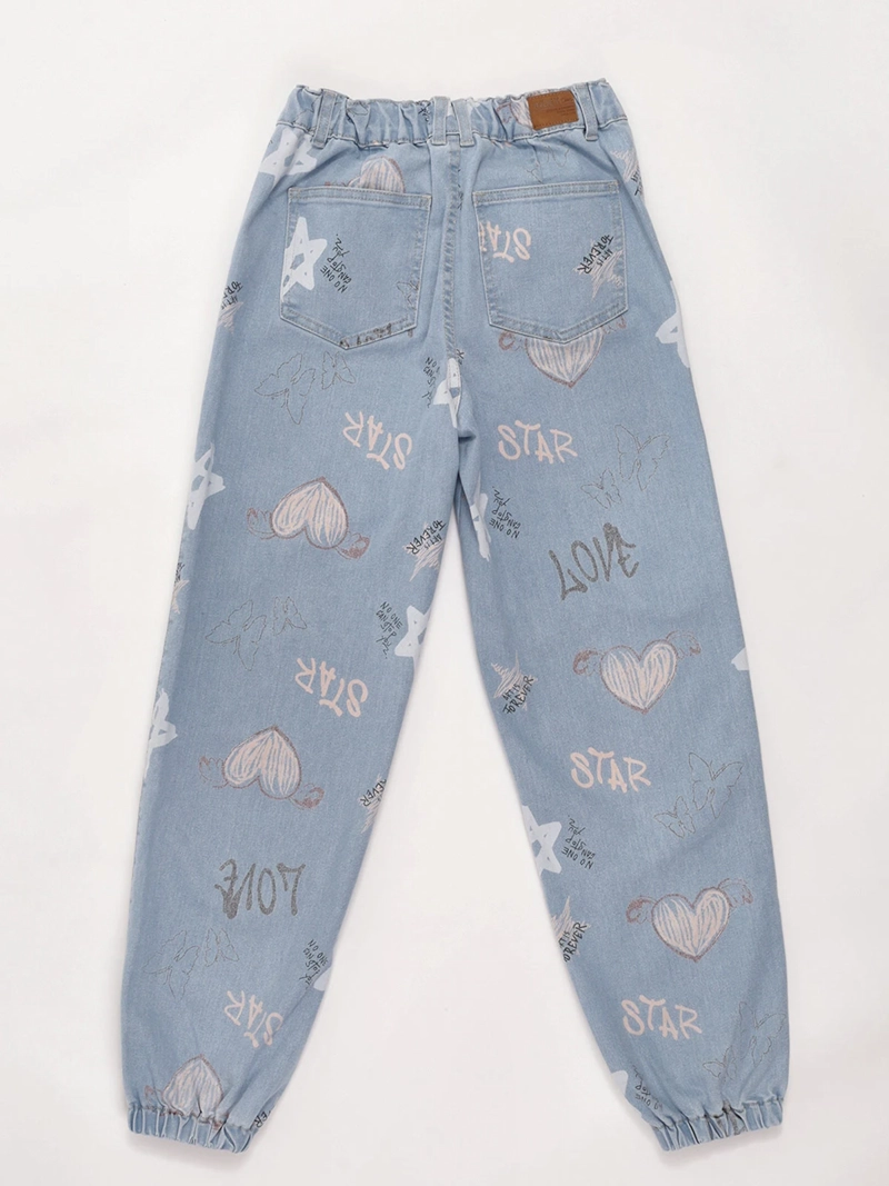 JEANS NIÑA INDEX TEEN ALGODÓN JOGGER PRINT - 4