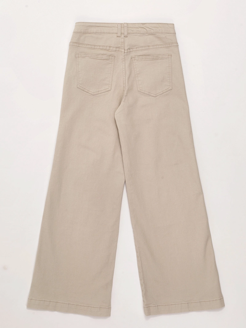 PANTALÓN NIÑA INDEX TEEN ALGODÓN WIDE TACHAS - 4