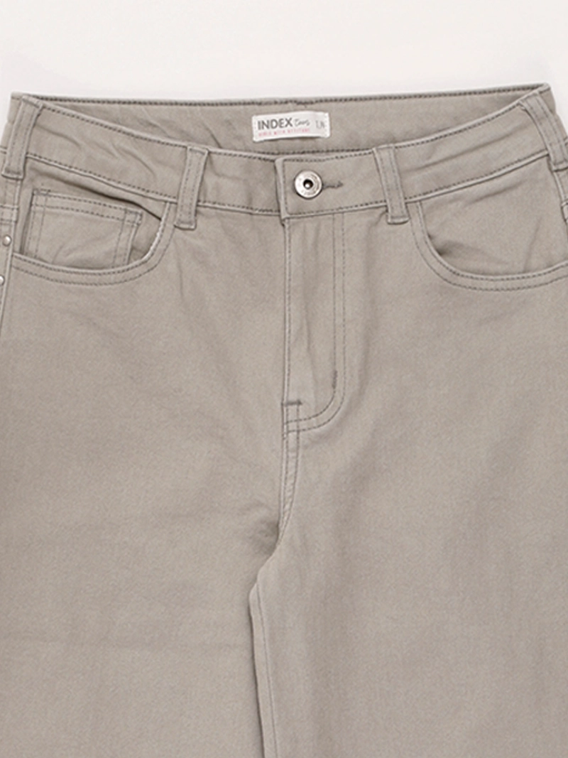 PANTALÓN NIÑA INDEX TEEN ALGODÓN WIDE TACHAS - 5