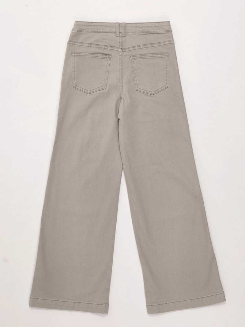 PANTALÓN NIÑA INDEX TEEN ALGODÓN WIDE TACHAS - 4