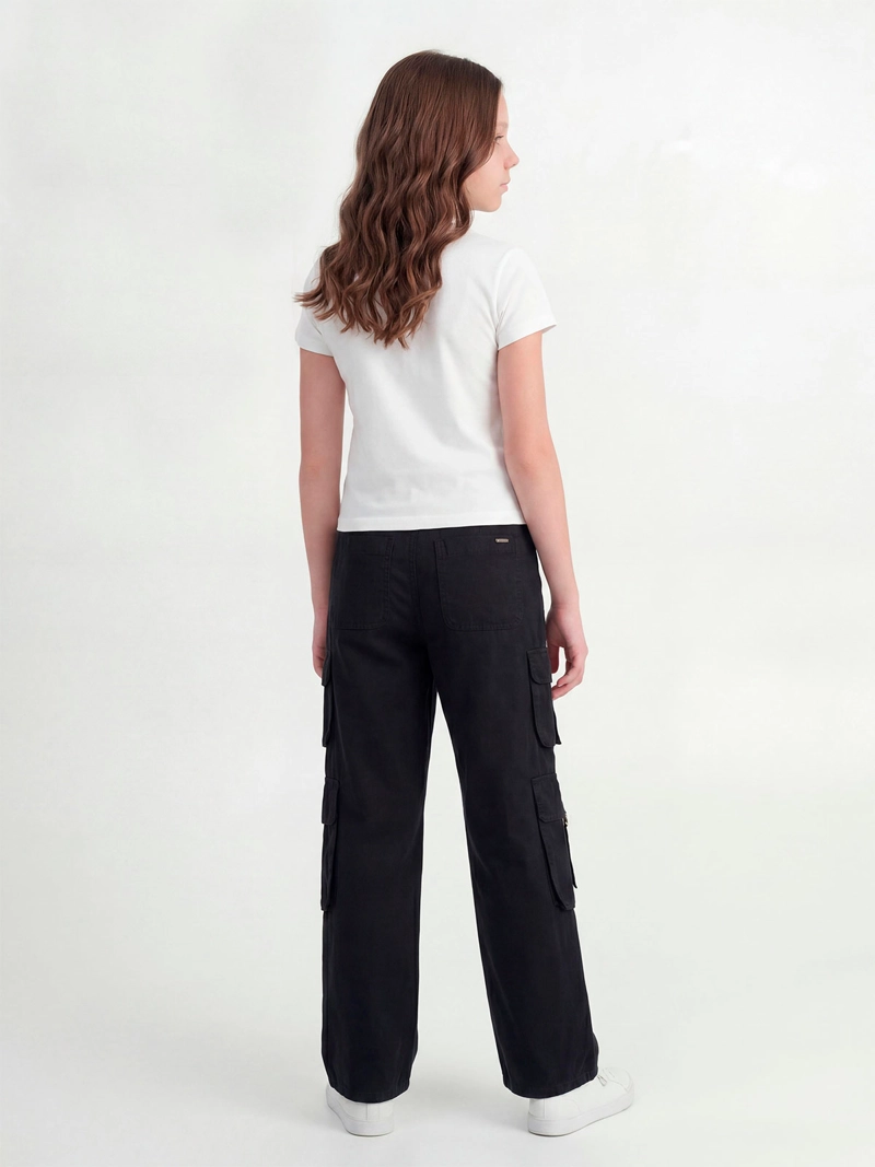 PANTALÓN NIÑA INDEX TEEN ALGODÓN CARGO - 2