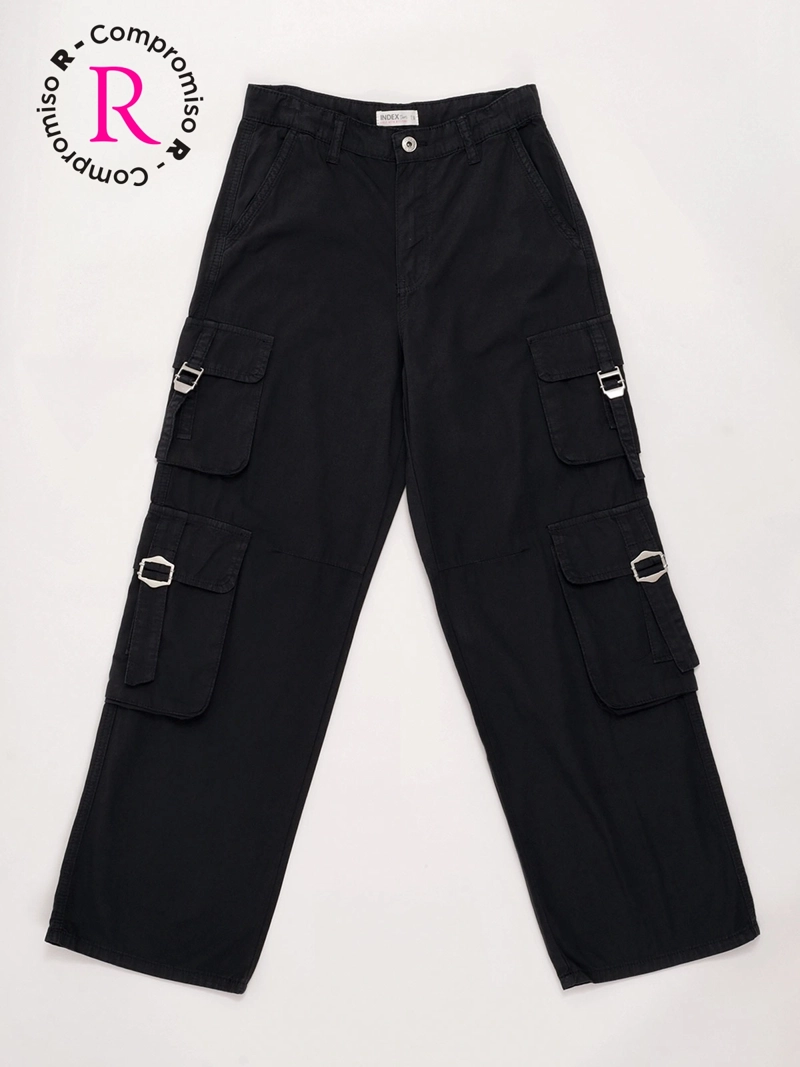 PANTALÓN NIÑA INDEX TEEN ALGODÓN CARGO - 3