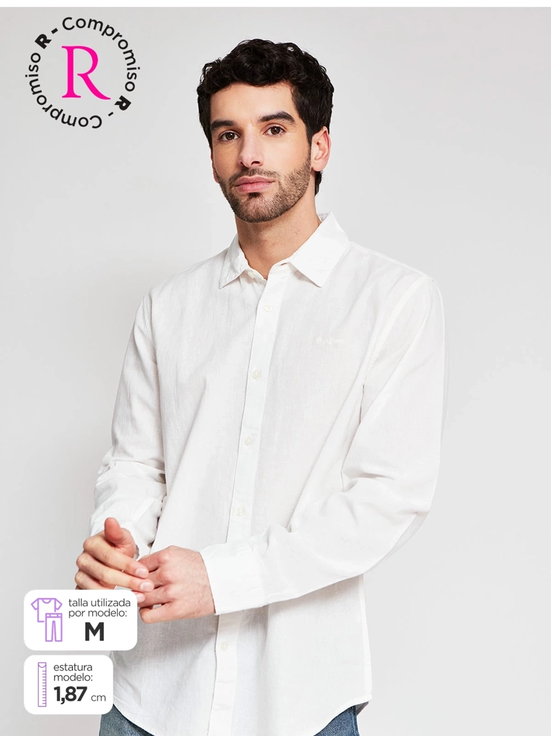 CAMISA HOMBRE PEPE JEANS ALGODÓN MANGA LARGA - 1