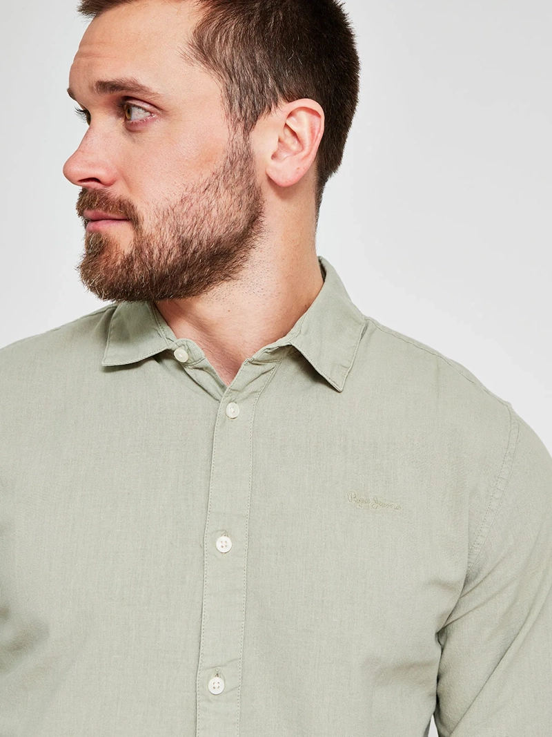 CAMISA HOMBRE PEPE JEANS ALGODÓN MANGA LARGA - 3