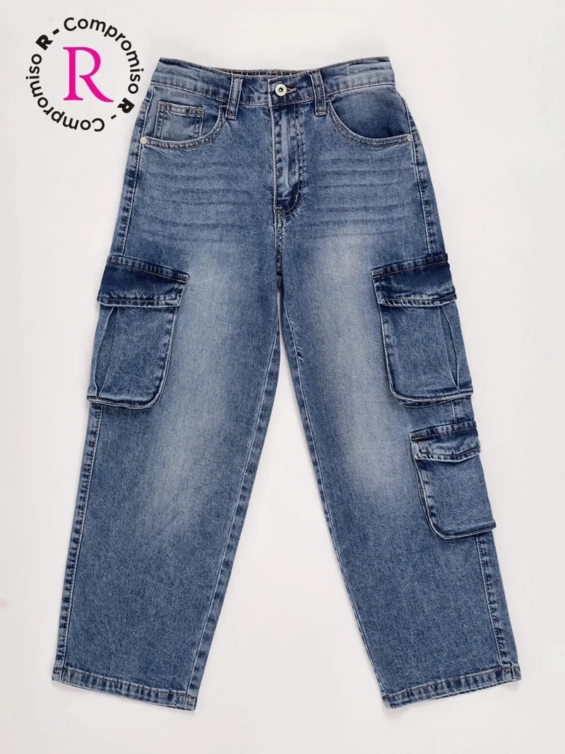 JEANS NIÑO HARVEST CARGO CINTURA ELASTICADA - 3
