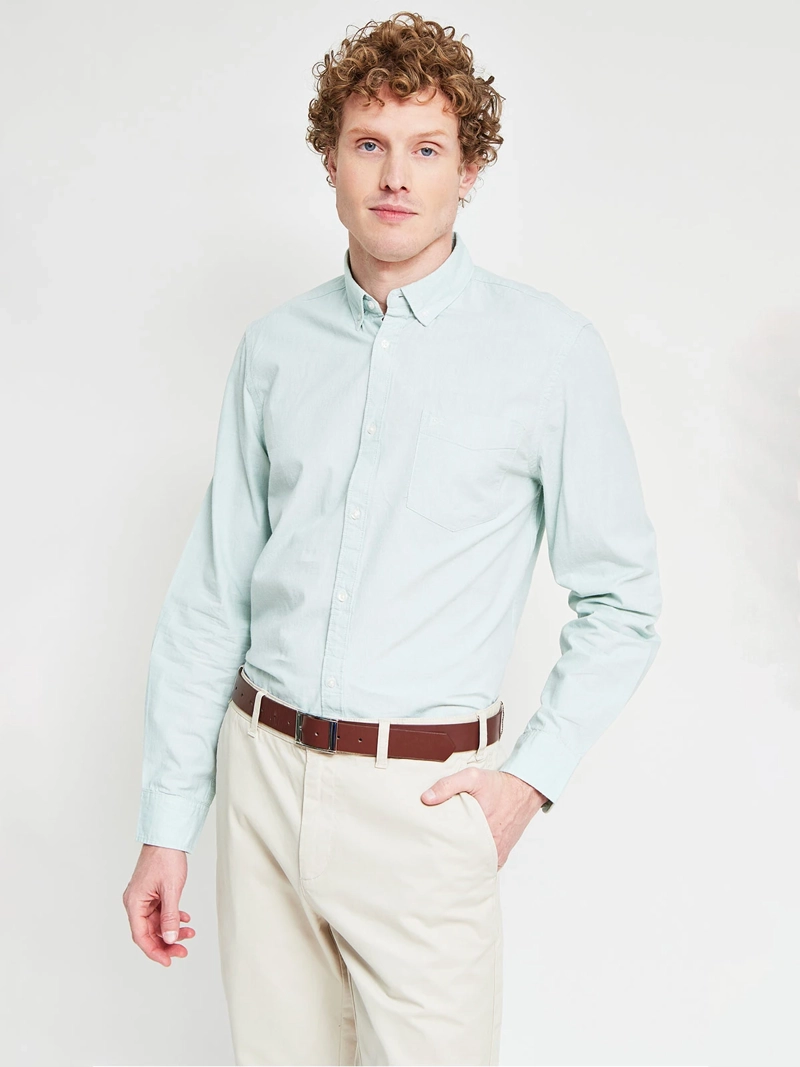 CAMISA HOMBRE REGATTA ALGODÓN MANGA LARGA - 1